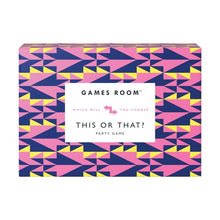 Load image into Gallery viewer, GAMES ROOM This or That Party Game Multi-Coloured 13x6x9cm