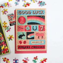 Load image into Gallery viewer, Good Luck Greeting Card Puzzle