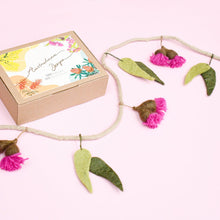 Load image into Gallery viewer, Tara Treasures - Eucalyptus and Gum Blossoms Garland