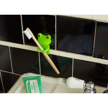 Load image into Gallery viewer, Kikkerland Frog Toothbrush Holder