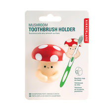 Load image into Gallery viewer, Kikkerland Mushroom Toothbrush Holder