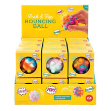 Load image into Gallery viewer, isGift Push & Pop Ball Multi-Coloured 7cm