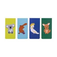 Load image into Gallery viewer, The Australian Collection Aussie Animals Magnetic Bookmarks 4pcs Set