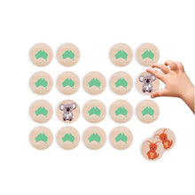 Load image into Gallery viewer, The Australian Collection Aussie Animals Wooden Memory Game
