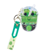 Load image into Gallery viewer, Discovery Zone Water Filled Games Keychain – Bubble Tea