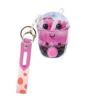 Load image into Gallery viewer, Discovery Zone Water Filled Games Keychain – Bubble Tea
