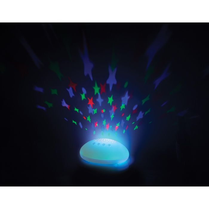 Discovery Zone Soothing Sounds Star Projector White 12.4x9x5cm