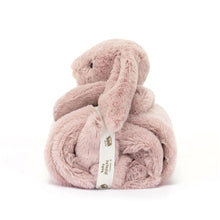 Load image into Gallery viewer, Jellycat Blankie Bashful Luxe Bunny Rosa 56cm