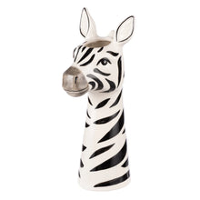 Load image into Gallery viewer, Emporium Zippy Zebra Vase 25.8cm