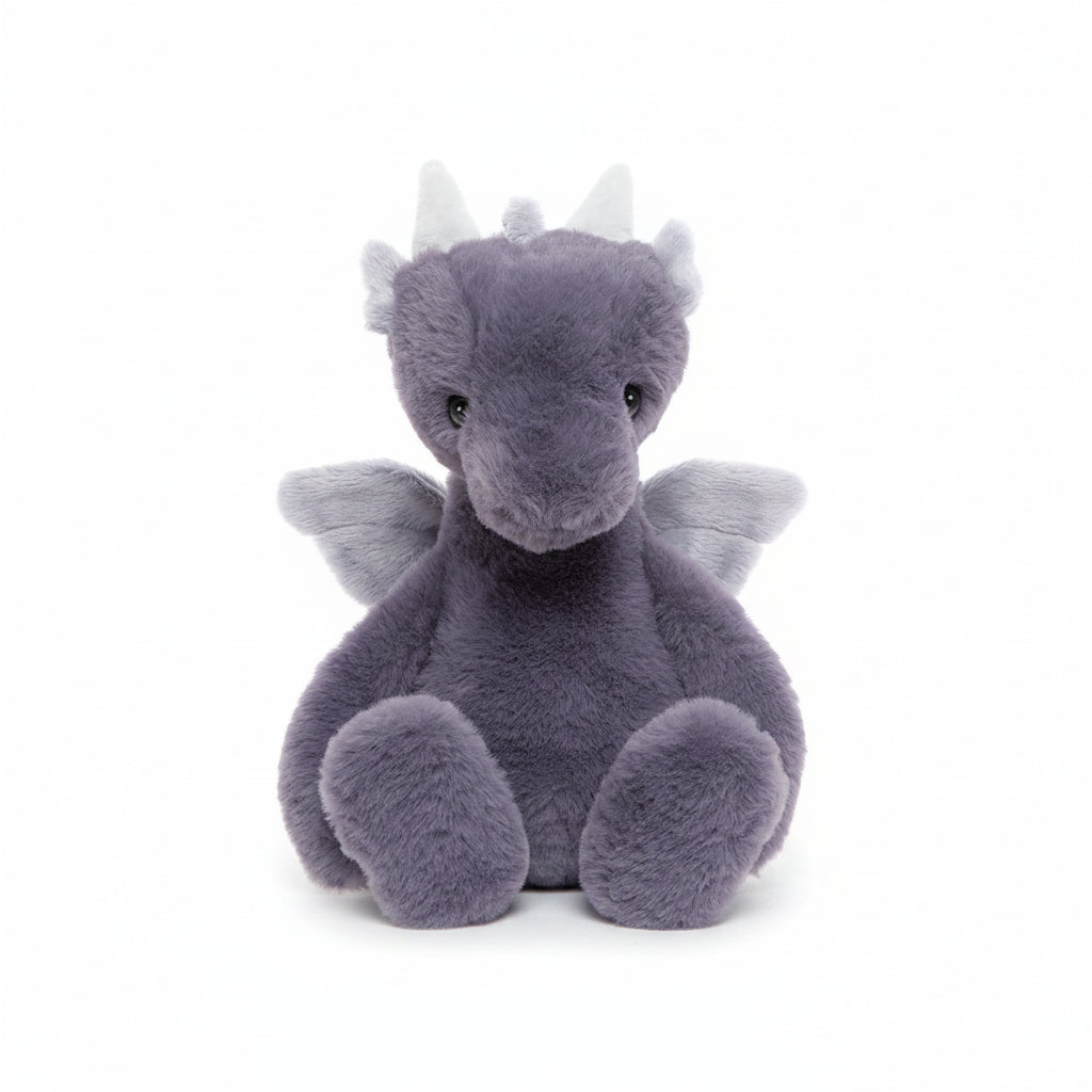 Bear & Me by Charlie Bears Draco Dragon Soft Lavender L 34cm
