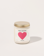 Load image into Gallery viewer, Pinkmint Candle Pink Cocktail Soy Candle