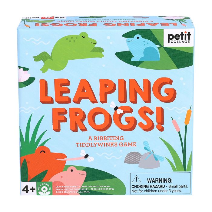 Petit Collage Leaping Frogs! 15x5x15cm
