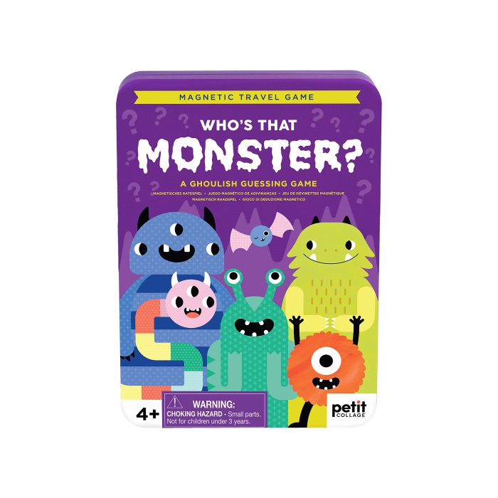 Petit Collage Who's That Monster Magnetic Travel Game 14x3x19cm