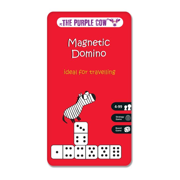 The Purple Cow Magnetic Domino 10.2x1x18.5cm