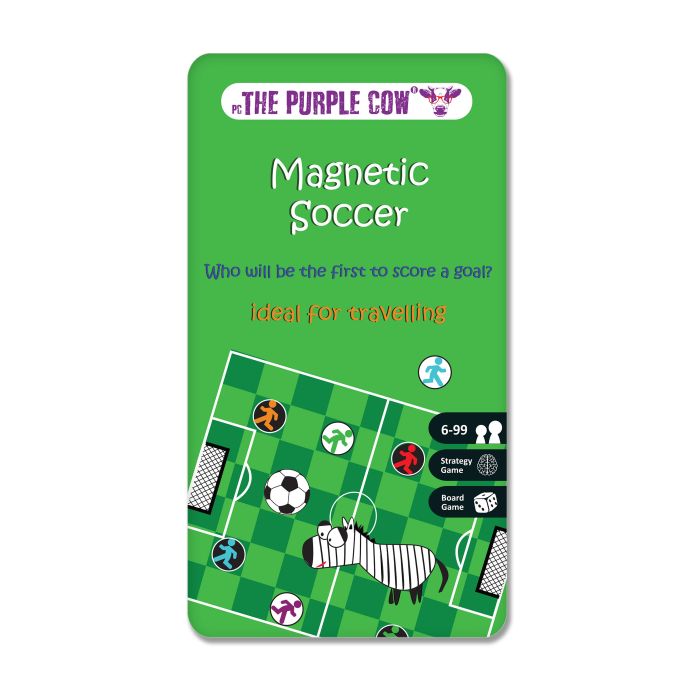 The Purple Cow Magnetic Soccer 10.2x1x18.5cm
