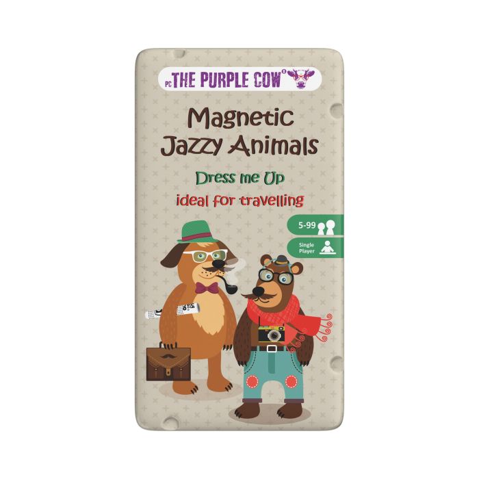 The Purple Cow Magnetic Jazzy Animals 10.2x1x18.5cm