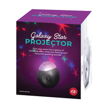 Load image into Gallery viewer, IS GIFT GALAXY STAR PROJECTOR & SOUND MACHINE - SILVER (MIN 4) SILVER 12X11.6X14.1CM