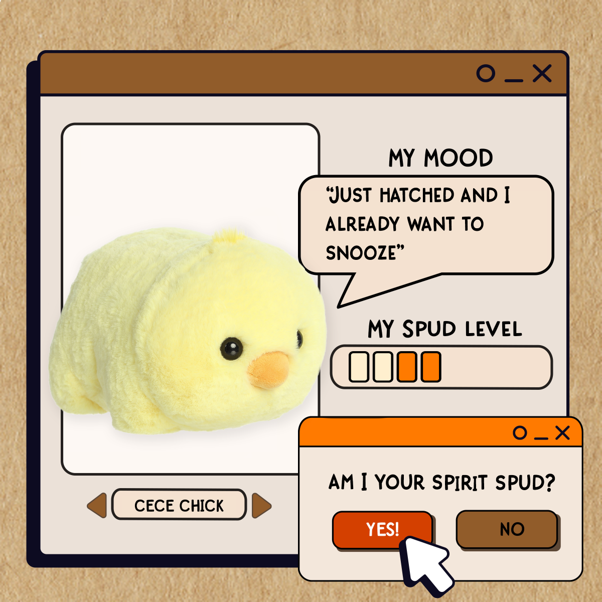 Spudster Cece Chick 25cm
