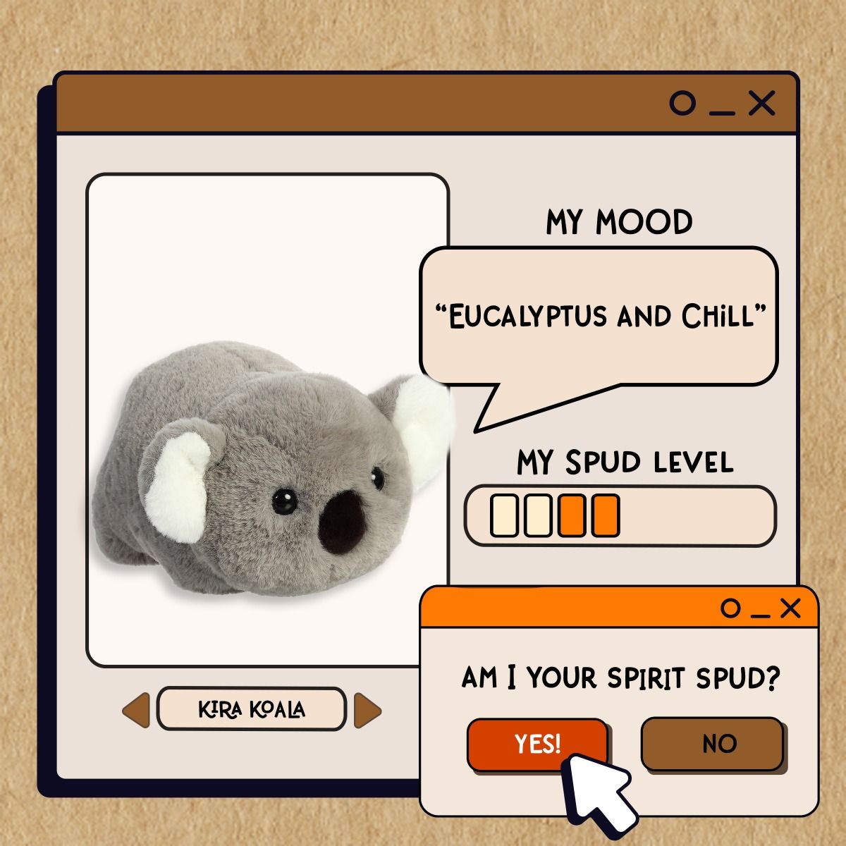 Spudster Kira Koala 25cm
