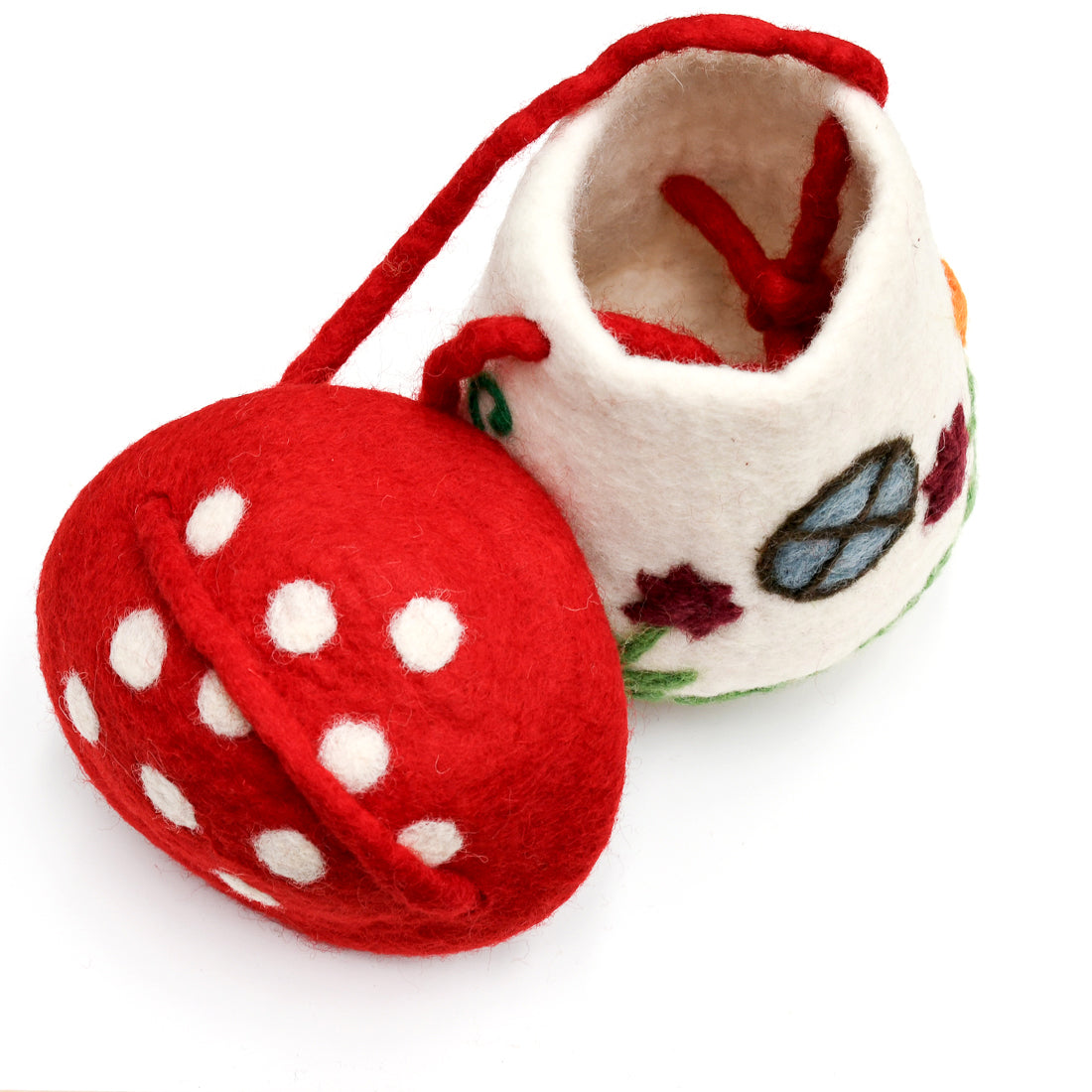 Tara Treasures - Felt Mushroom - Toadstool Bag