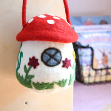 Load image into Gallery viewer, Tara Treasures - Felt Mushroom - Toadstool Bag