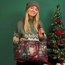Load image into Gallery viewer, Vendula Christmas Library Bonnie Weekender