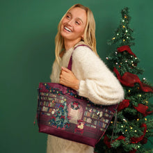 Load image into Gallery viewer, Vendula Christmas Library Stella Tote