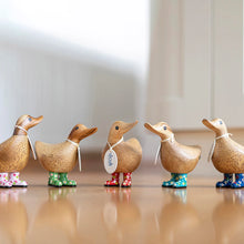 Load image into Gallery viewer, DCUK Natural Welly Ducky Flowers (1pc)