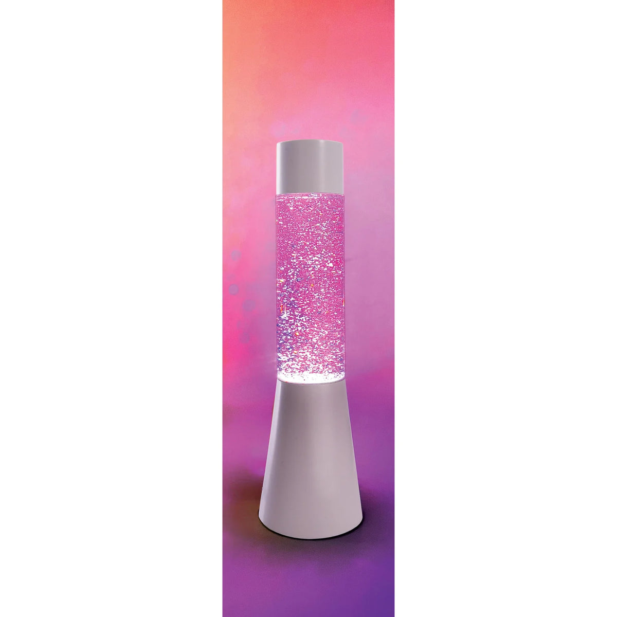 Discovery Zone Glitter Lamp White