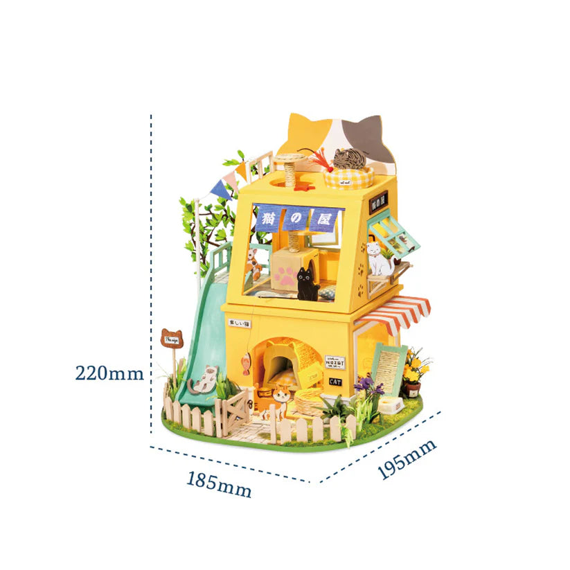 Robotime Rolife DIY Mini House Cat House