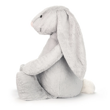 Load image into Gallery viewer, Jellycat Bashful Bunny Silver (Grey) Giant (Really Really Big) 108cm