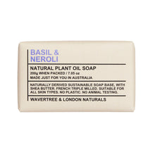 Load image into Gallery viewer, Wavertree & London Soap Basil & Neroli 200g