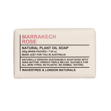 Load image into Gallery viewer, Wavertree & London Marrakech Rose Soap Bar 200g