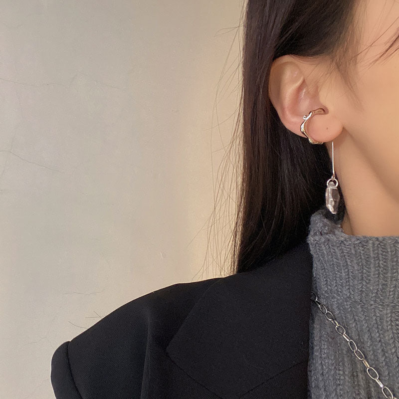Luninana Clip-on Earrings - Mystical Crystal Long Earrings YBY017