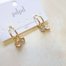 Load image into Gallery viewer, Luninana Earrings - French Styles Shiny Heart Earrings YX010