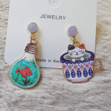 Load image into Gallery viewer, Luninana Earrings - Happy Cat Earrings - Calico XJ003