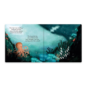 Jellycat Book The Fearless Octopus (Odell Octopus) 23cm