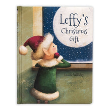 Load image into Gallery viewer, Jellycat Book Leffy's Christmas Gift 29cm