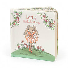Load image into Gallery viewer, Jellycat Book Lottie The Ballet Bunny Book 19cm