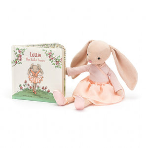 Jellycat Book Lottie The Ballet Bunny Book 19cm