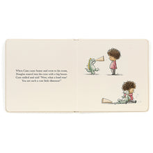 Load image into Gallery viewer, Jellycat Book The Not So Scary Dinosaur (Douglas the Dino) 19cm
