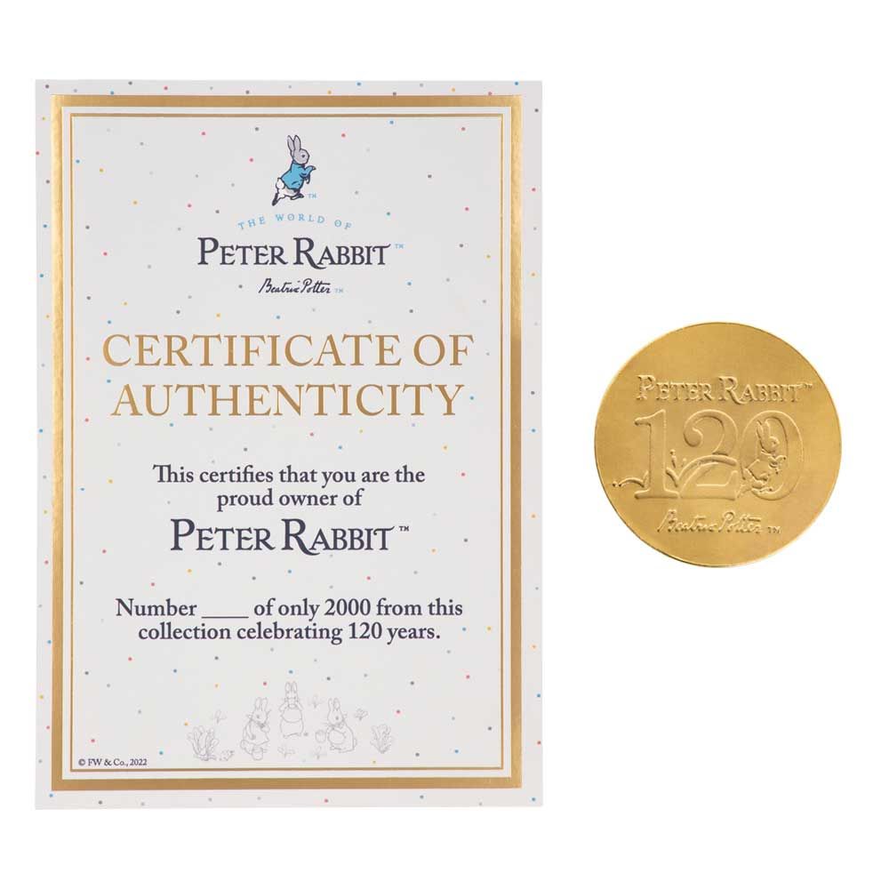 PETER RABBIT 120TH ANNIVERSARY LIMITED EDITION 38CM