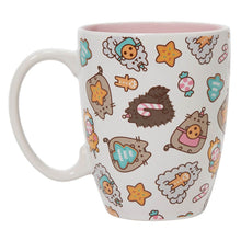 Load image into Gallery viewer, Pusheen Christmas Cookie &amp; Friend Mug
