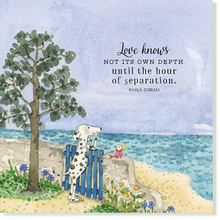 Load image into Gallery viewer, Affirmations - Twigseeds Sympathy Card  - Love Knows - K158