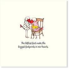 Load image into Gallery viewer, Affirmations - Twigseeds Baby Card - The littlest feet - K191