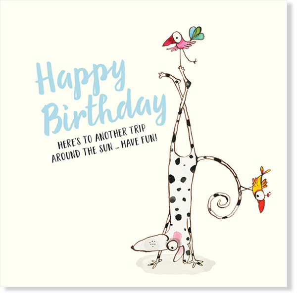 Affirmations - Twigseeds Birthday Card - Trip Around the Sun - K201