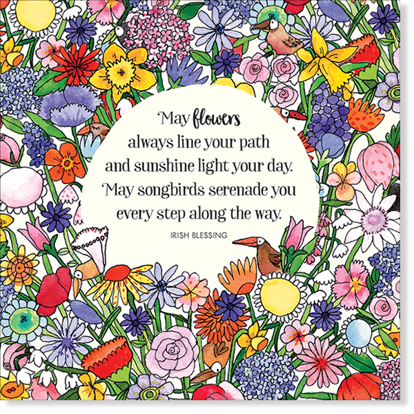 Affirmations - Twigseeds Friendship Card - May flowers - K235