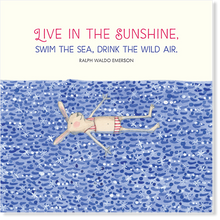 Load image into Gallery viewer, Affirmations - Twigseeds Inspirational Card - Live in the Sunshine - K241