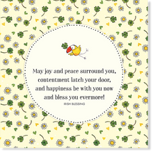 Load image into Gallery viewer, Affirmations - Twigseeds Wedding Card - May joy and peace - K261