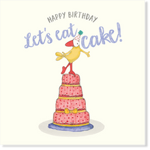 Load image into Gallery viewer, Affirmations - Twigseeds Birthday Card  - Let's eat cake - K264